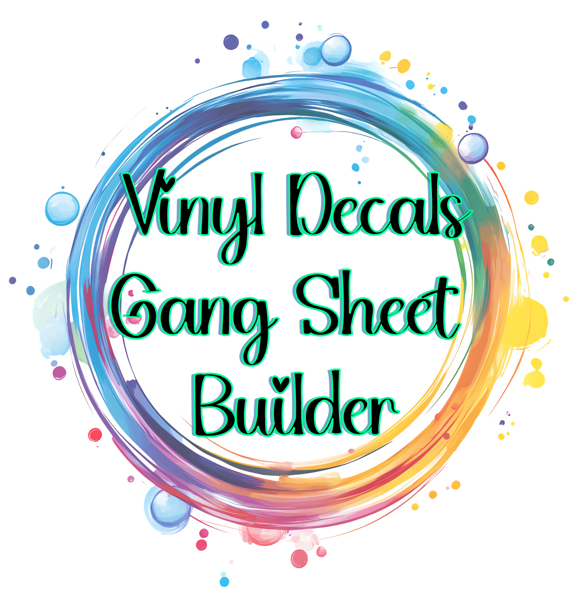 Vinyl Decals/Stickers Gang Sheet Builder